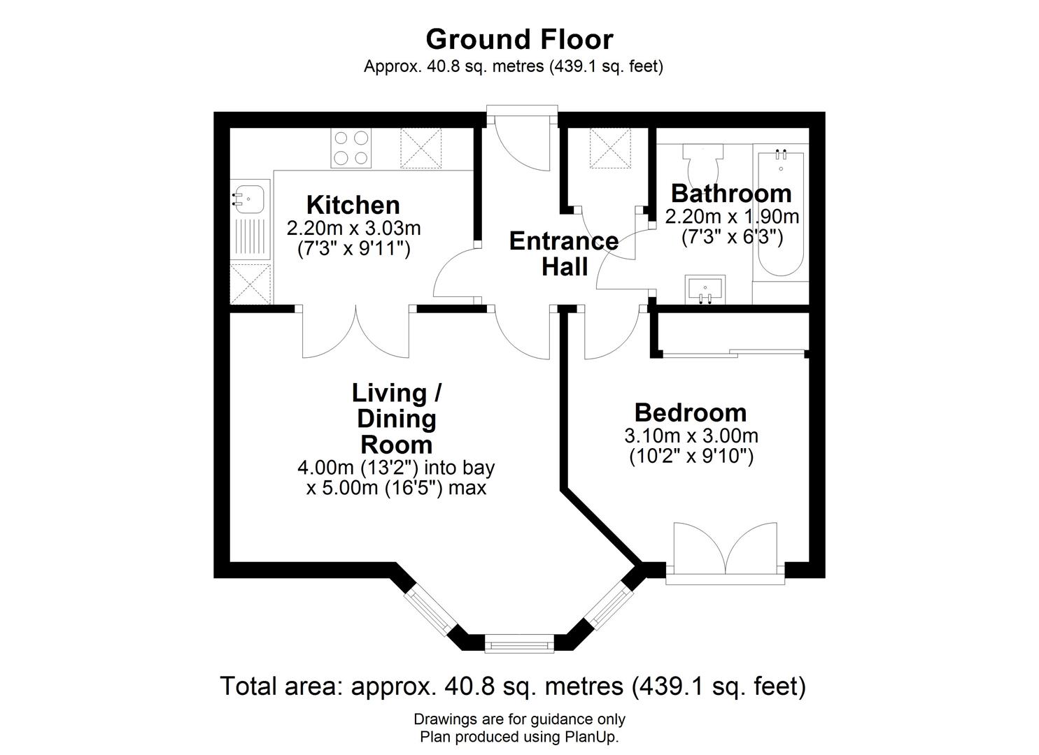 Floor plan St. Matthews Gardens, Cambridge
